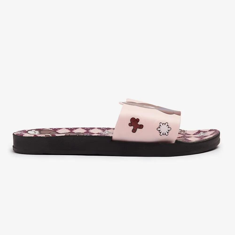 Chinelo esportivo feminino Superga com estampa de ursinho de pelúcia para piscin 2/4