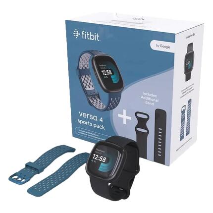 Montre connectée Fitbit Versa 4 Noir/Bleu