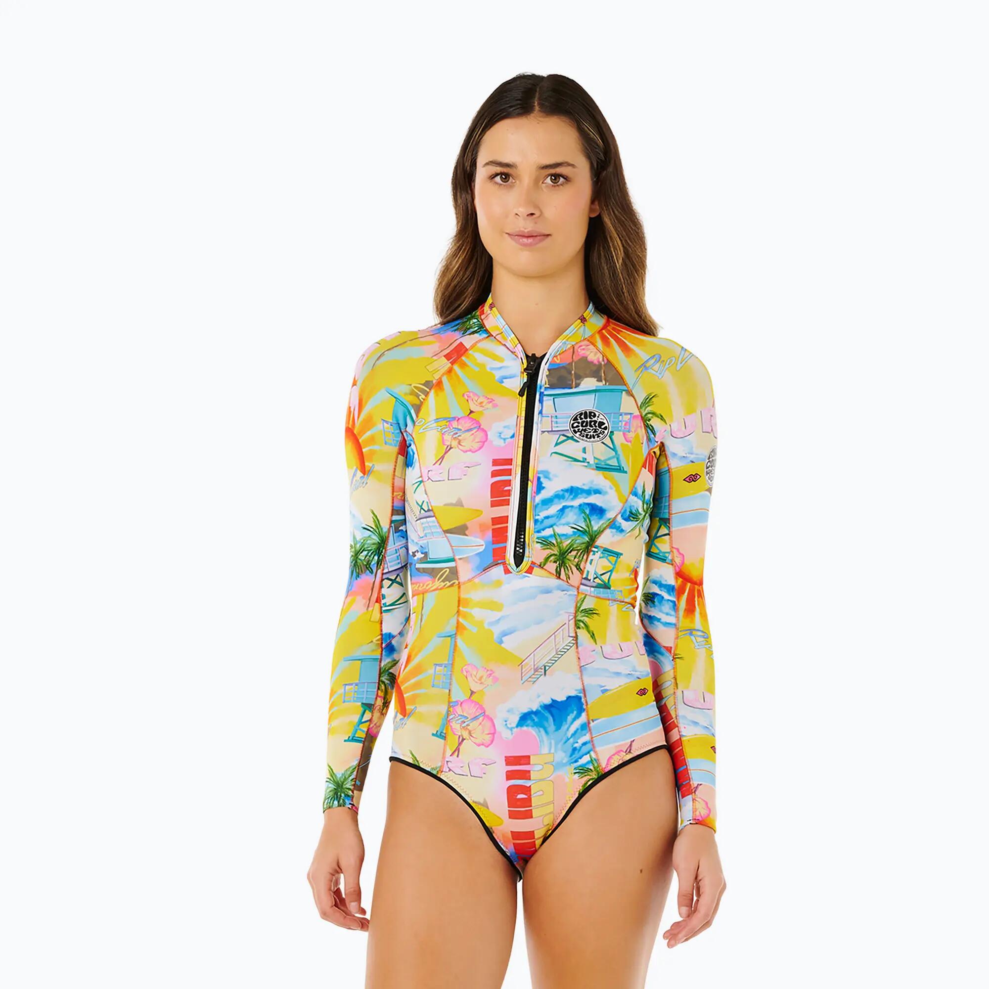 Pianka do pływania damska Rip Curl G-Bomb 1.5 mm Full Zip Springsuit 1/6