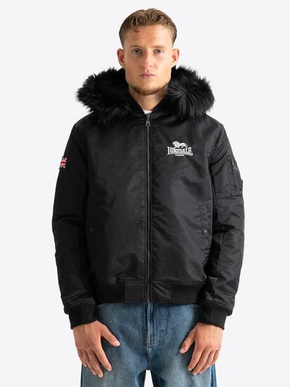 LONSDALE Herren Jacke mit Kapuze schmale Passform MORNINGTON
