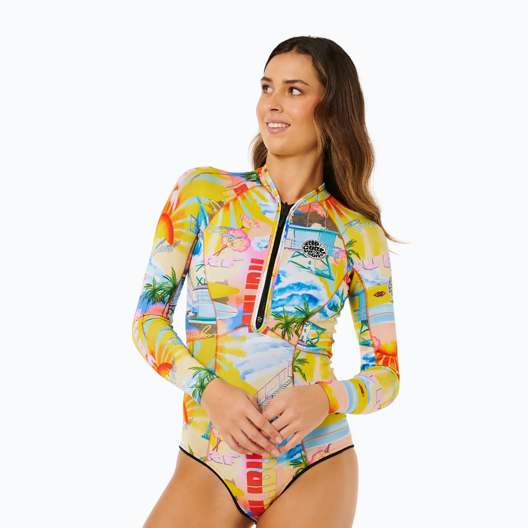 Pianka do pływania damska Rip Curl G-Bomb 1.5 mm Full Zip Springsuit 5/6