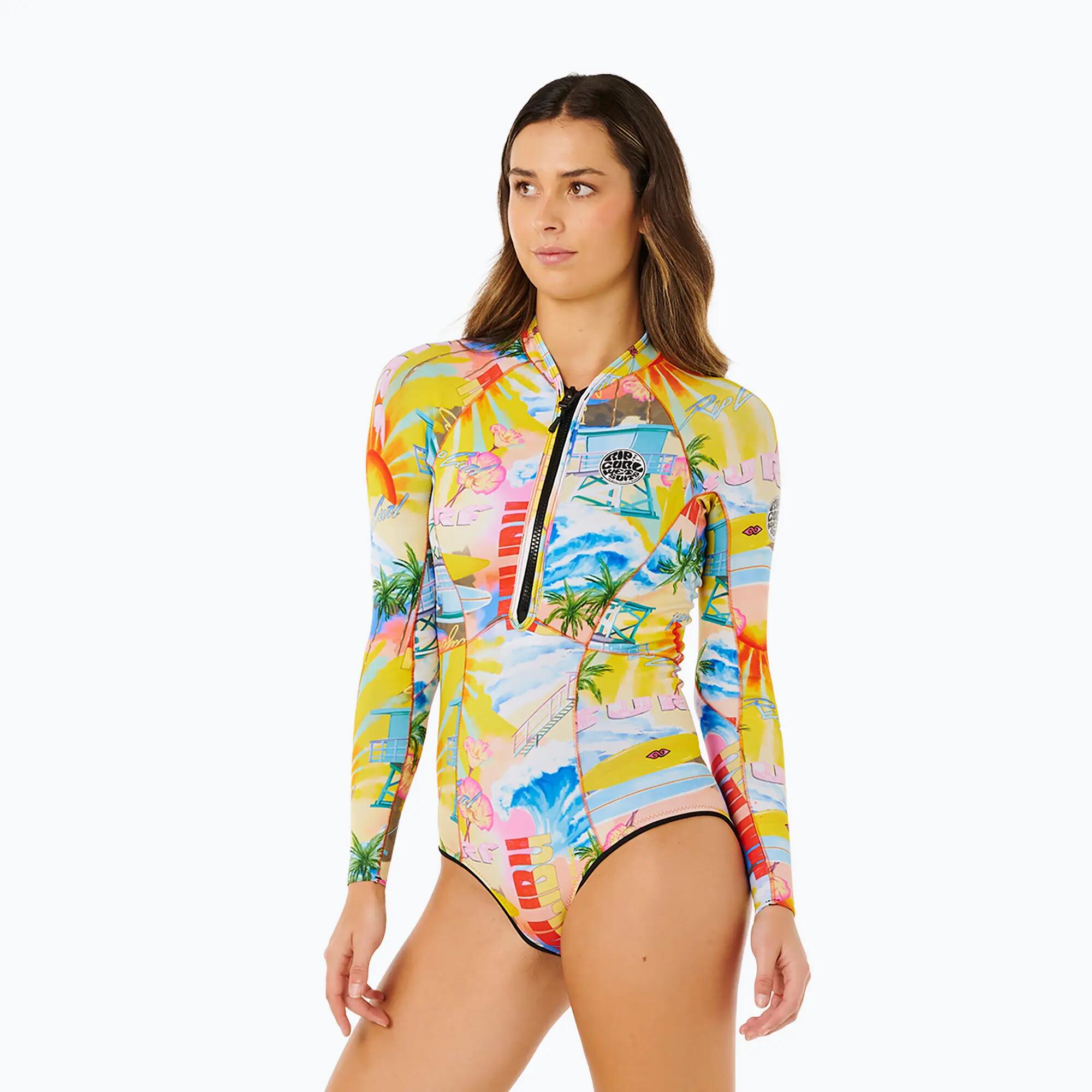 Pianka do pływania damska Rip Curl G-Bomb 1.5 mm Full Zip Springsuit 4/6