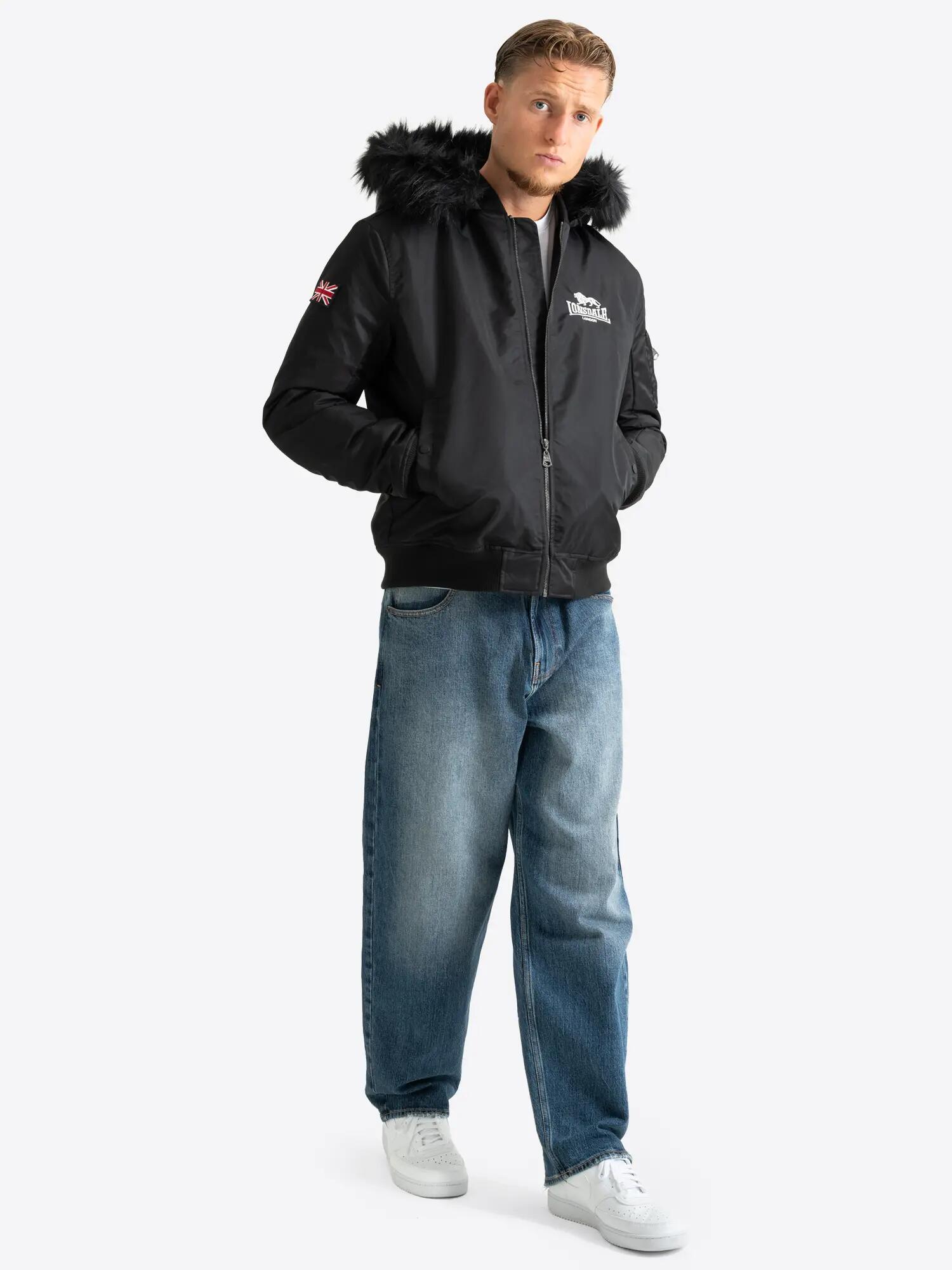 LONSDALE Herren Jacke mit Kapuze schmale Passform MORNINGTON 3/6