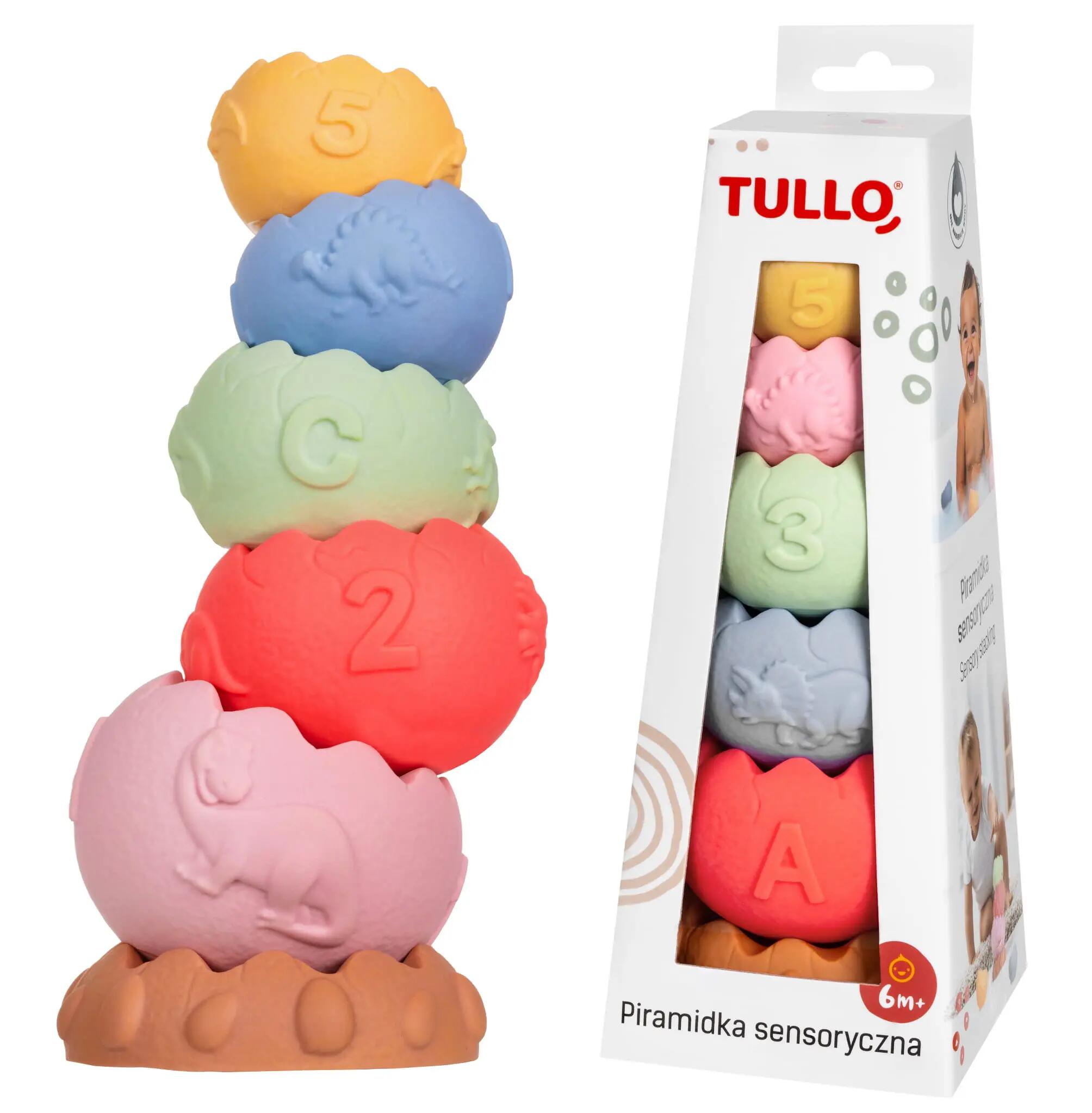 Sensoryczna piramida edukacyjna bez otworu, 6 elementów 6/6