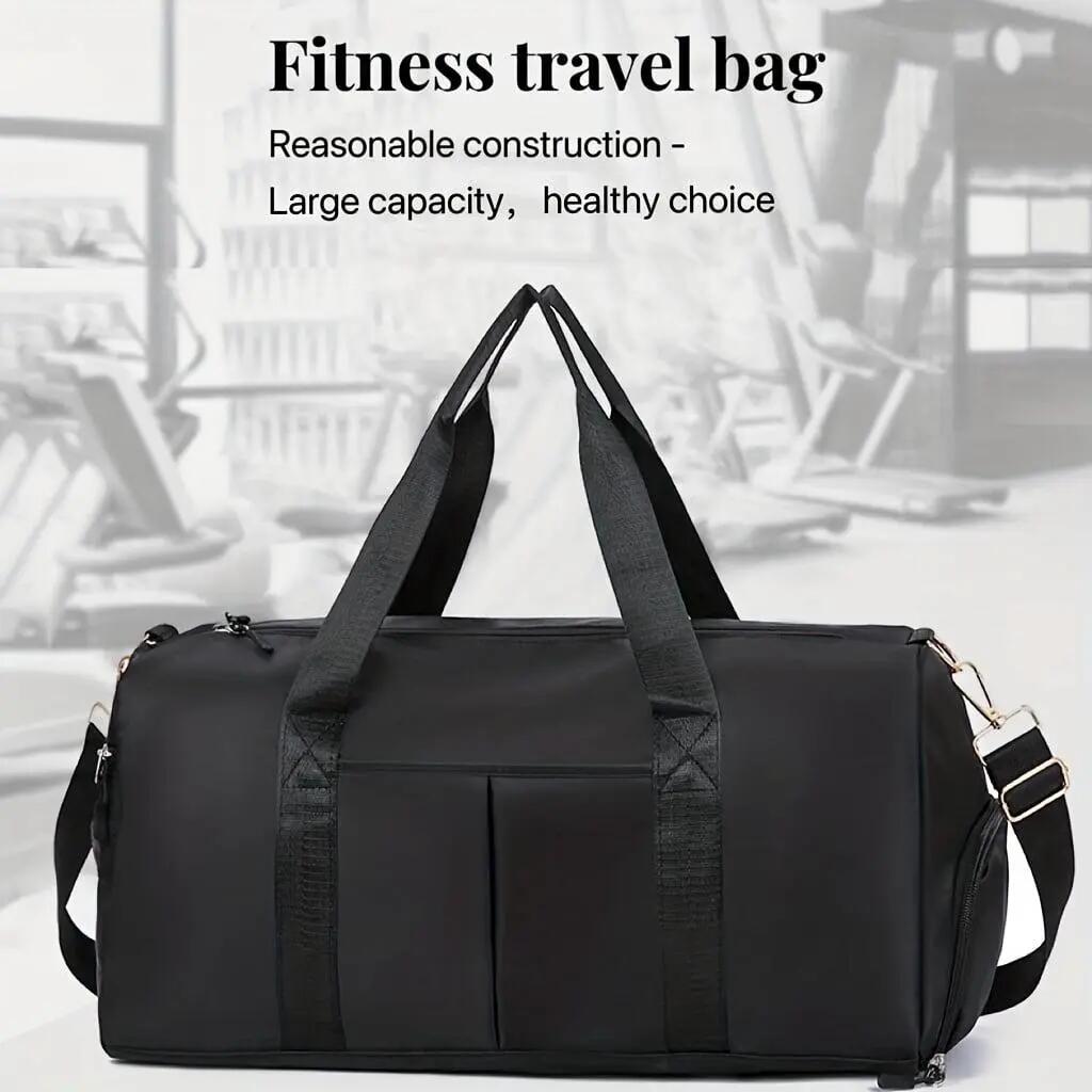 Sac de voyage grande capacité avec compartiment à chaussures (1 pièce) - Idéal p 4/4