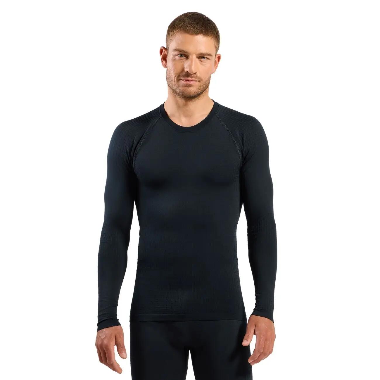 ODLO PERFORMANCE WARM BL TOP crew neck l/s Thermoshirt Black XL 1/7