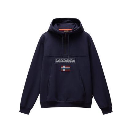 Sweatshirt à capuche 1/2 zip Napapijri Burgee 2,0