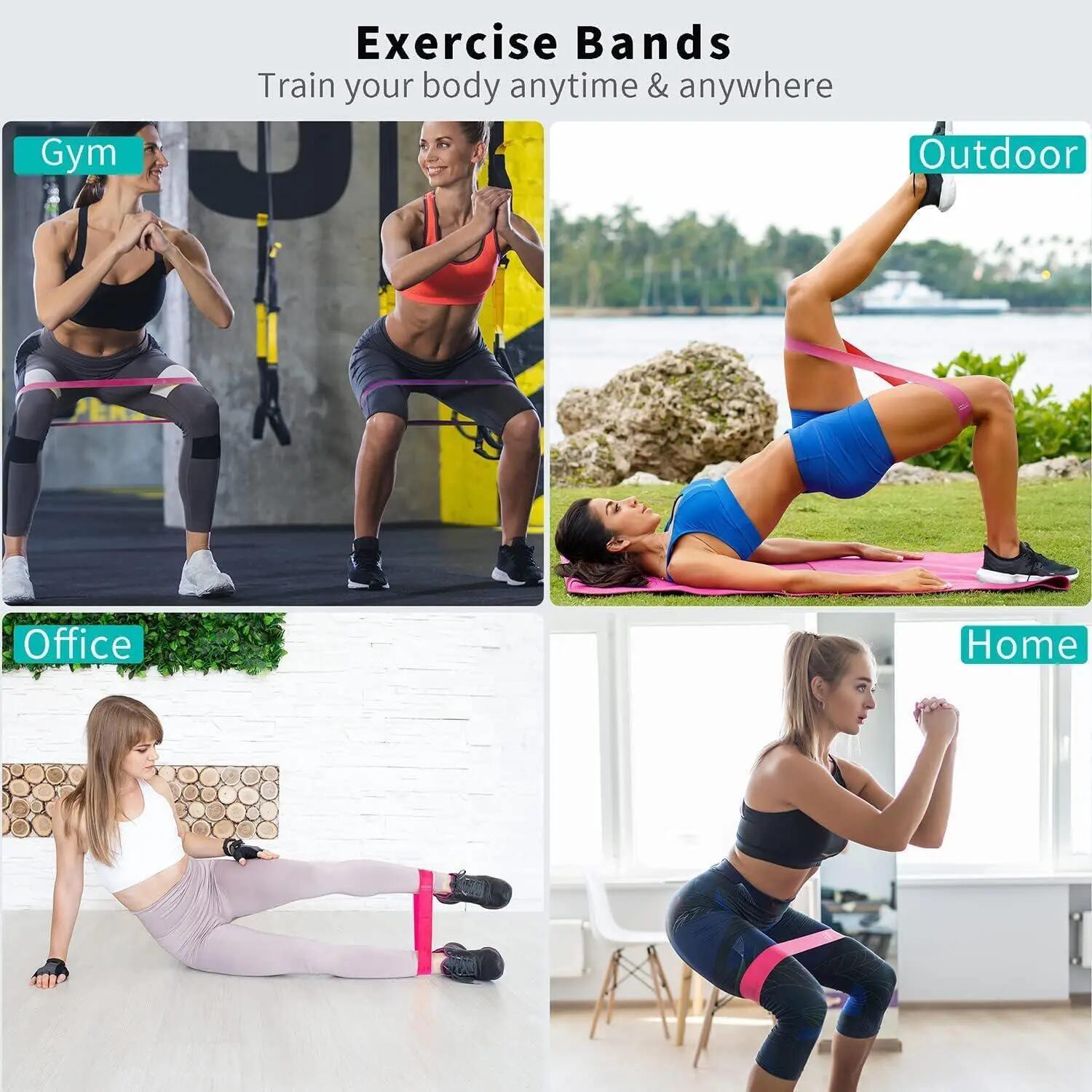 Lot de 5 bandes de résistance portables - Bandes de résistance - Bandes de résis 4/7