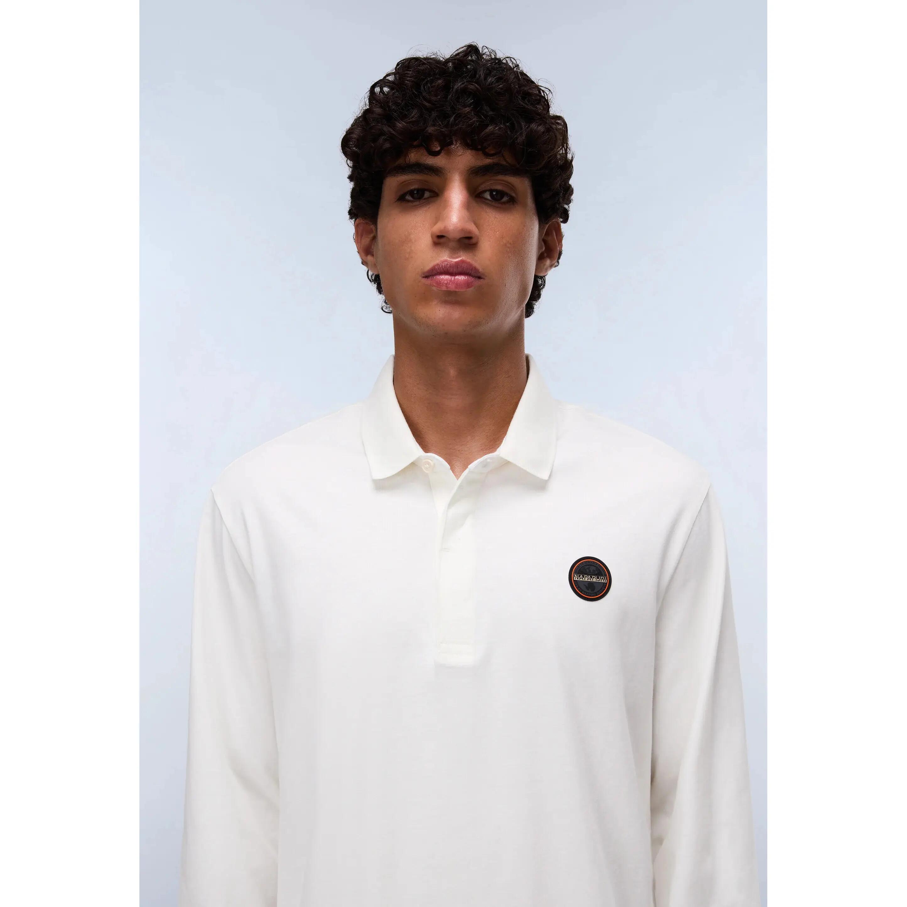 Polo manches longues Napapijri E-Badge 4/5