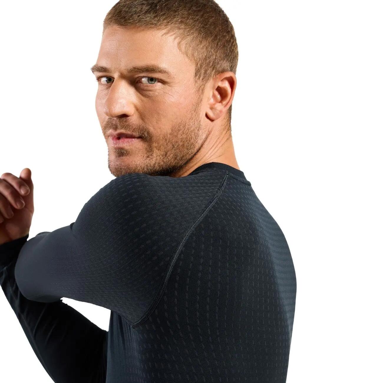 ODLO PERFORMANCE WARM BL TOP crew neck l/s Thermoshirt Black XL 2/7