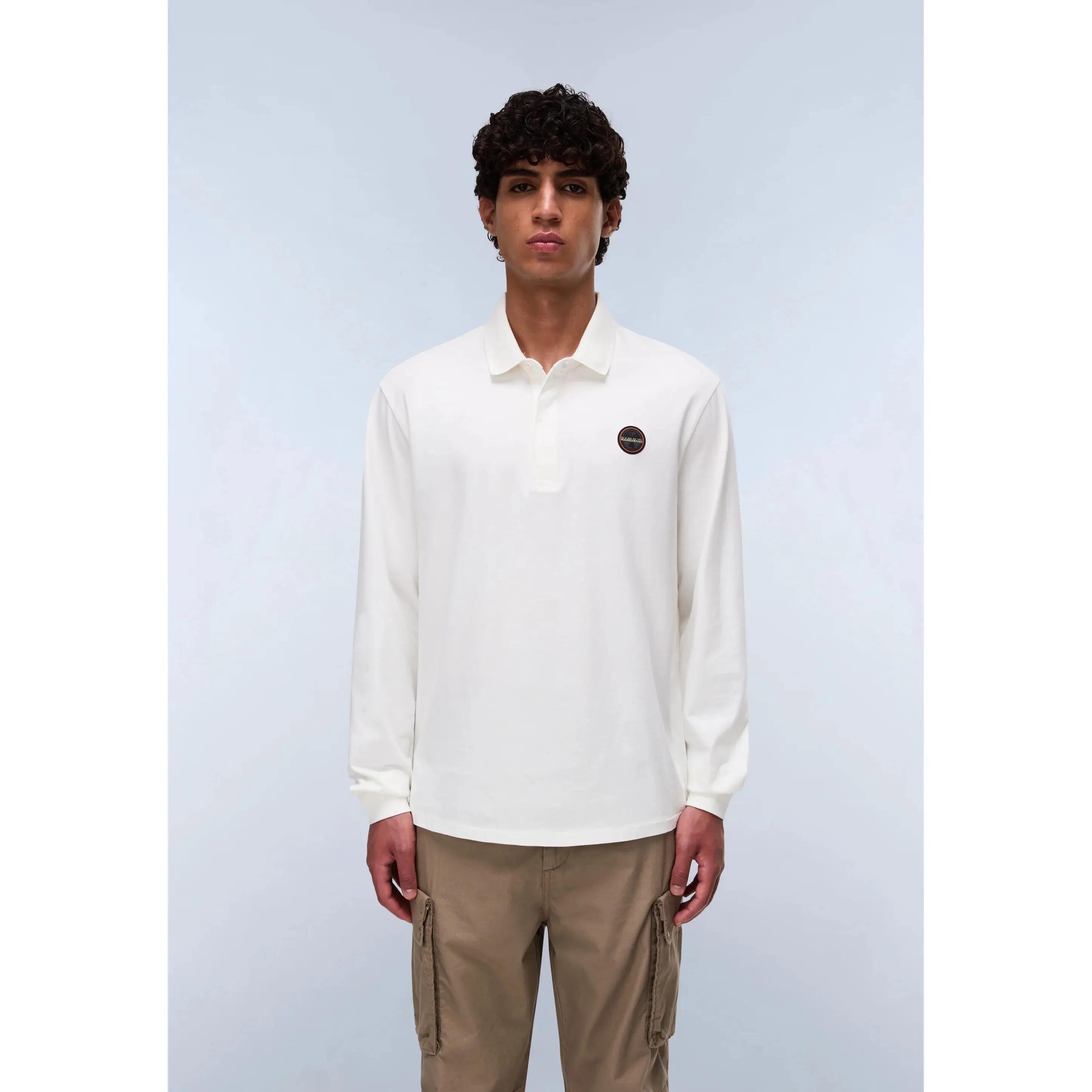 Polo manches longues Napapijri E-Badge 2/5