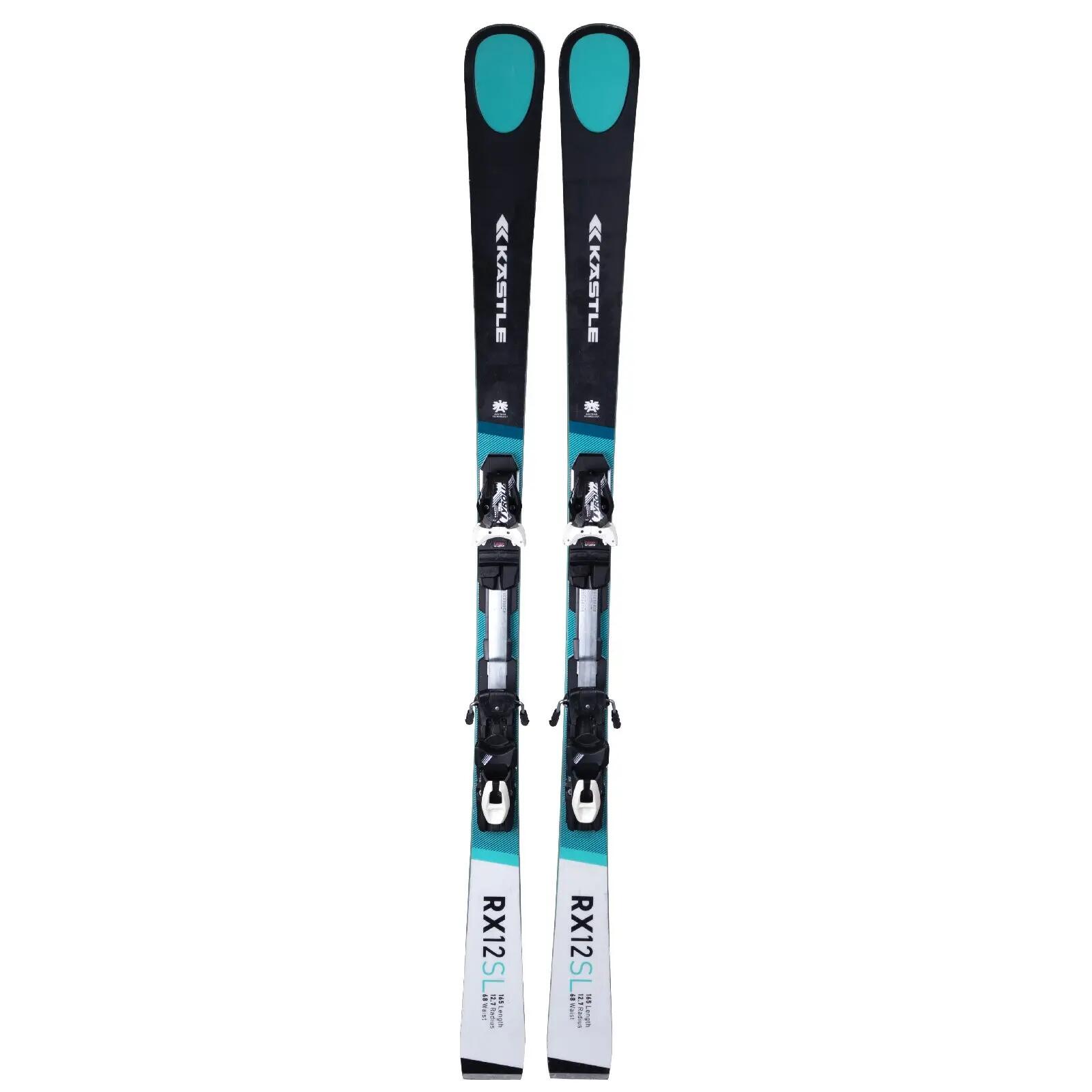 RECONDITIONNE - Ski Kastle Rx 12 Sl + Fixations 2/4