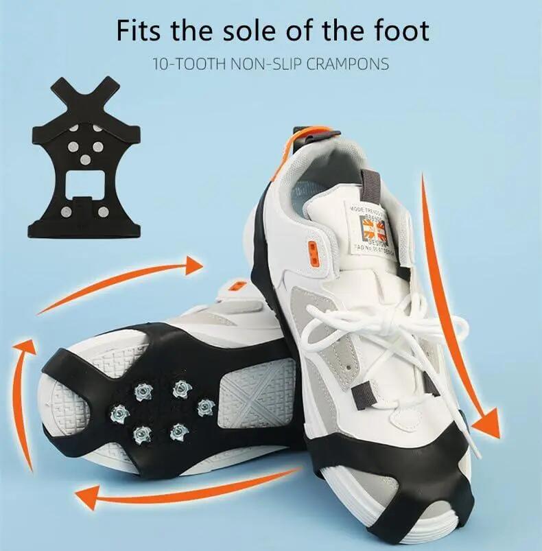 paire (2 pièces) - Crampons - Crampons à glace - Pointes antidérapantes à 10 poi 5/5