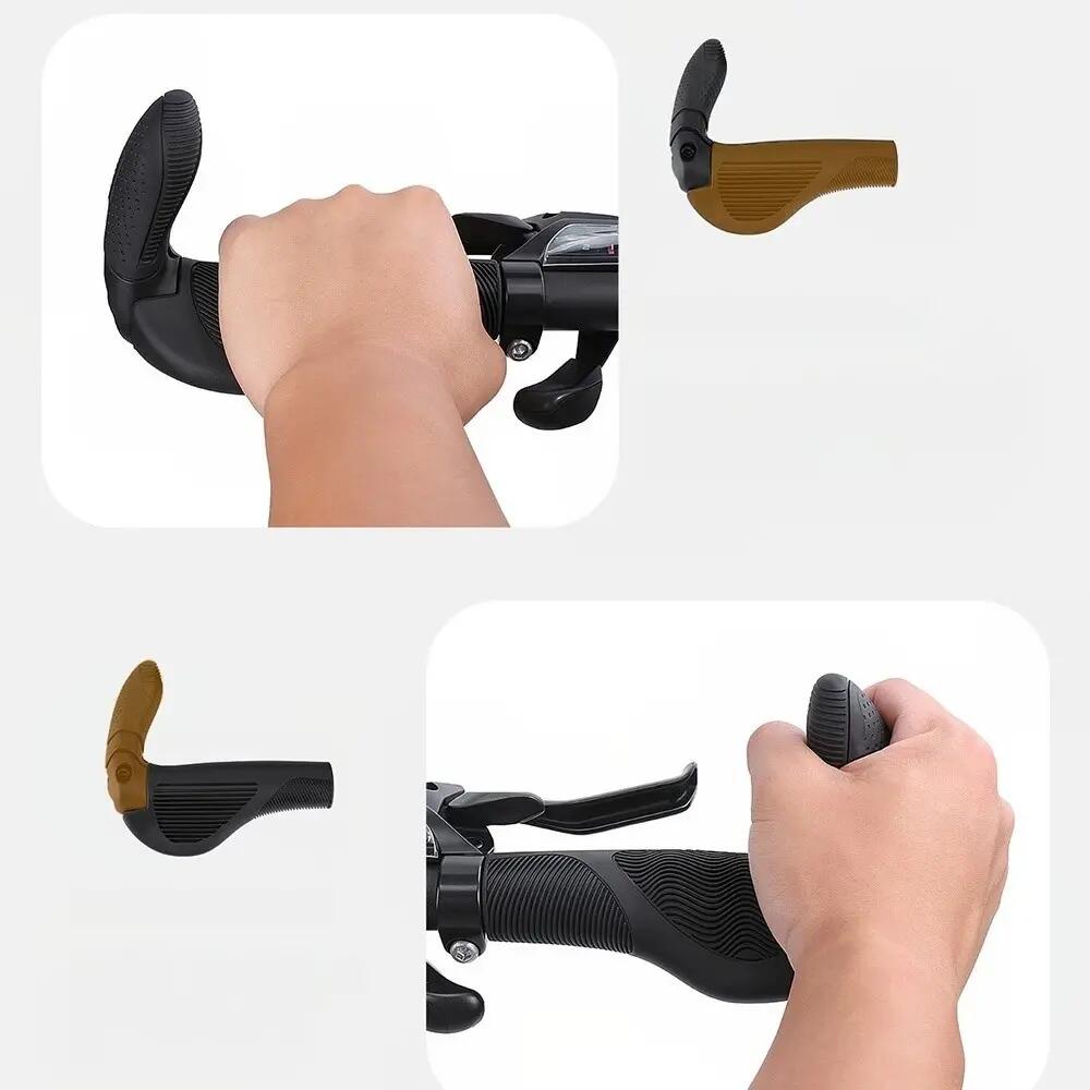 Poignées vélo ergonomiques avec cornes réglables WEST BIKING 5/6
