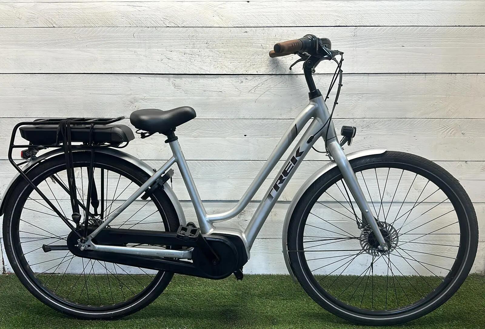 Trek electric stadsfiets bike 400Wh, metal/grijs 1/4