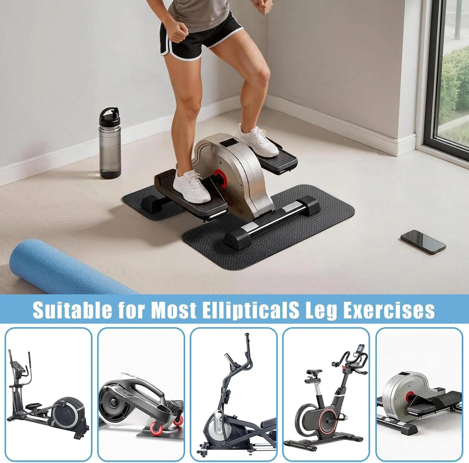 Tapis de sol pour vélo elliptique, tapis d'entraînement antidérapant, tapis de p 5/7