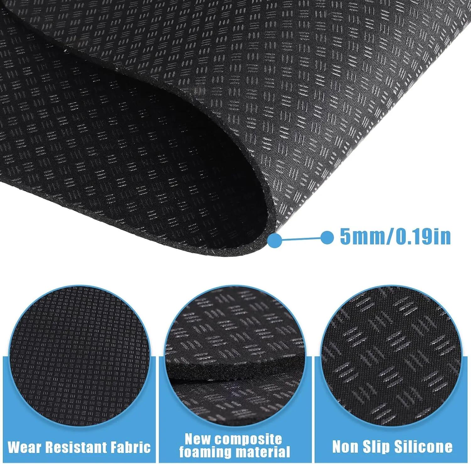 Tapis de sol pour vélo elliptique, tapis d'entraînement antidérapant, tapis de p 2/7