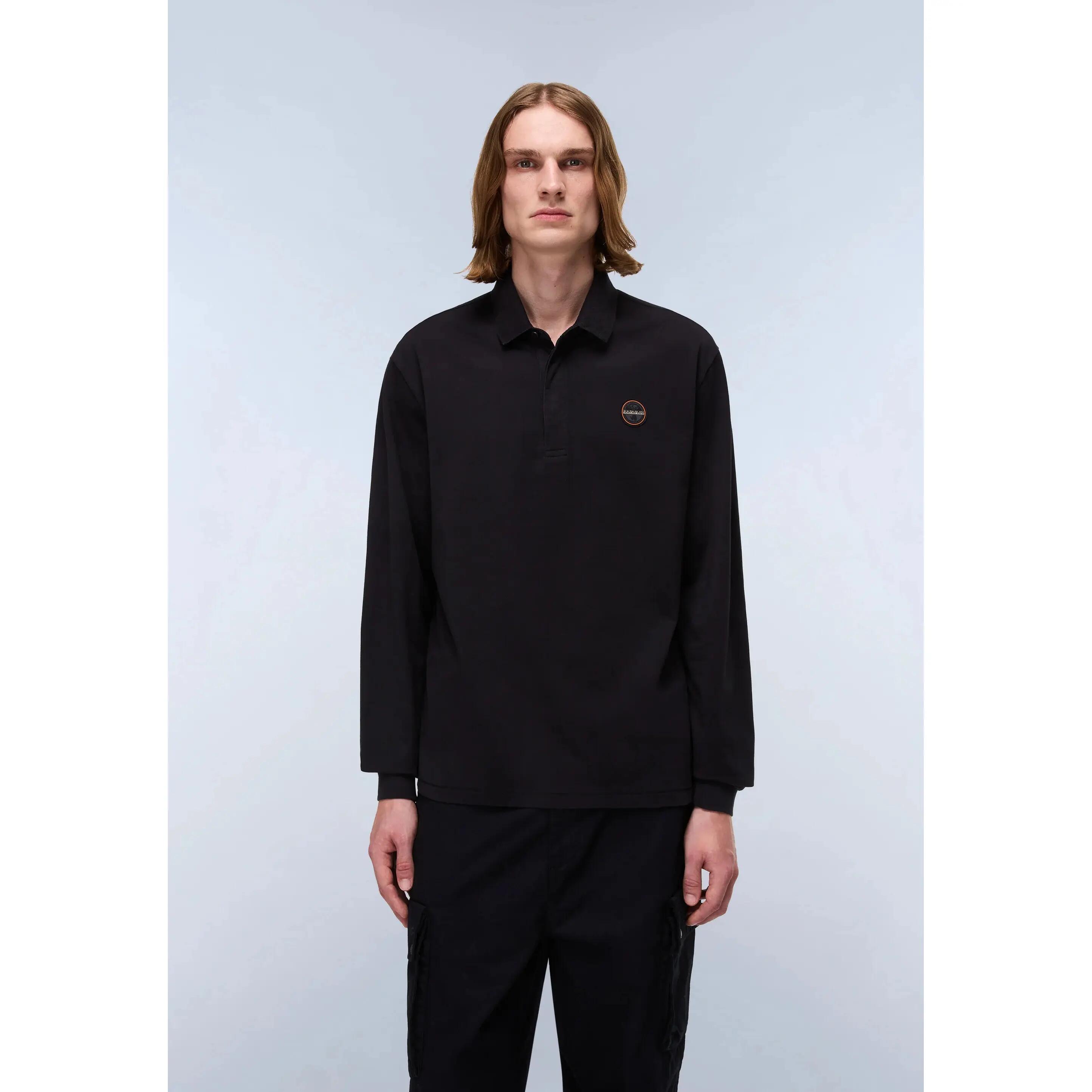 Polo manches longues Napapijri E-Badge 2/5