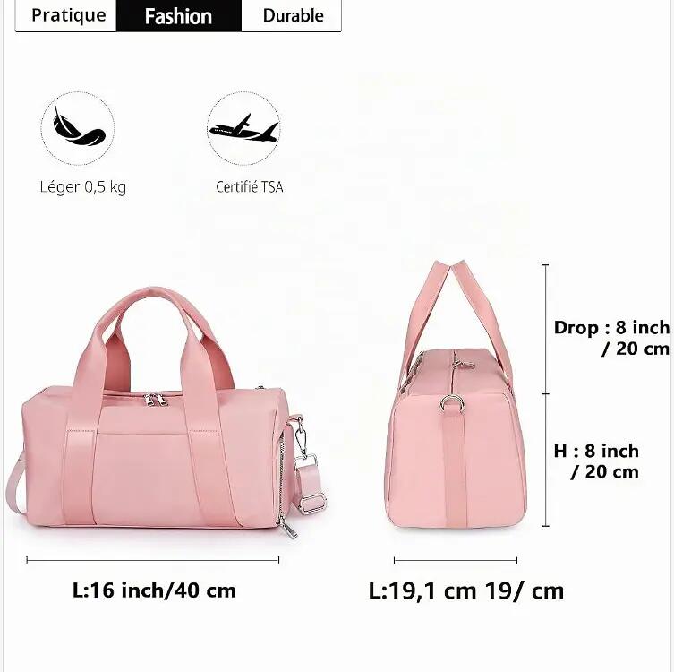 Sac de sport et de voyage de 40 cm (16 pouces) pour femmes et enfants, avec comp 2/5