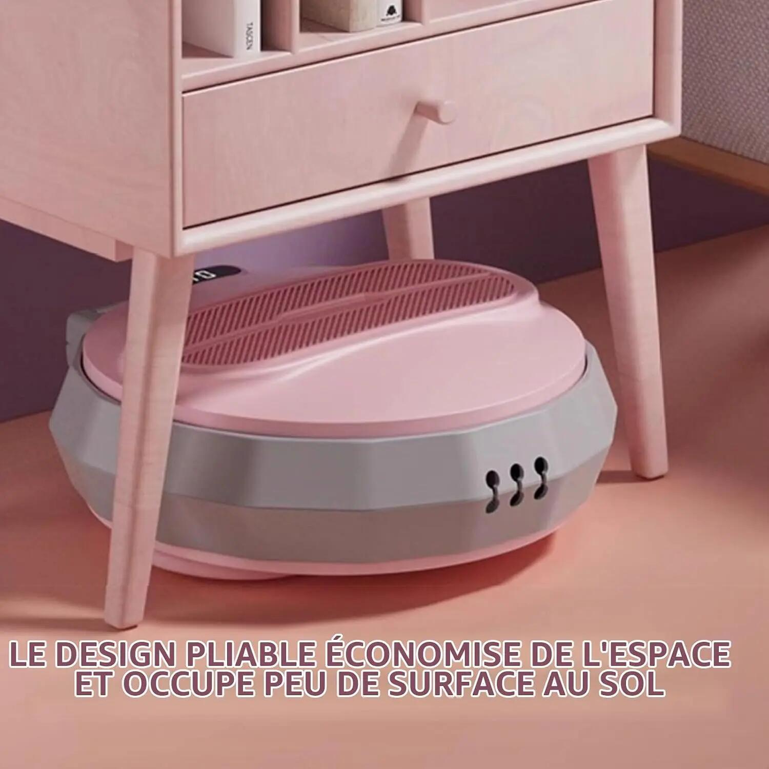 Appareil de musculation pliable avec podomètre et cordon de serrage, idéal pour 6/7