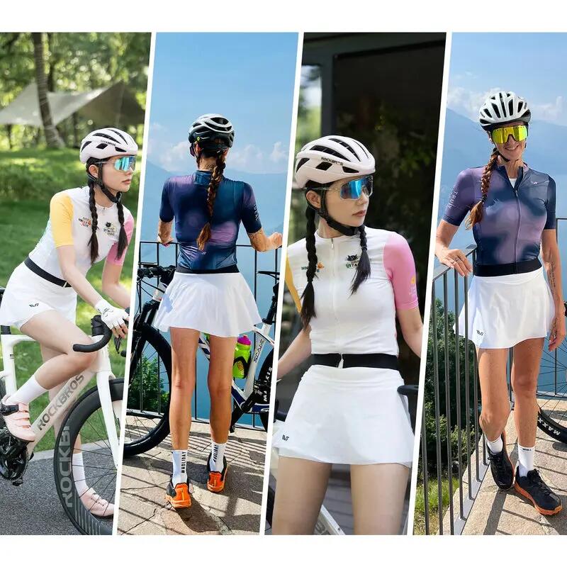 Short vélo femme taille haute respirant ROCKBROS 3/3