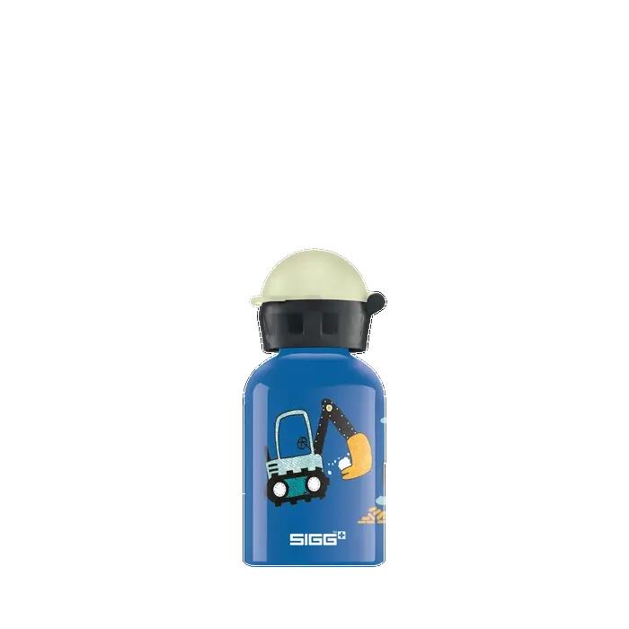 Gourde enfant SIGG Build Glow In The Dark 300 ml aluminium bleu 2/3