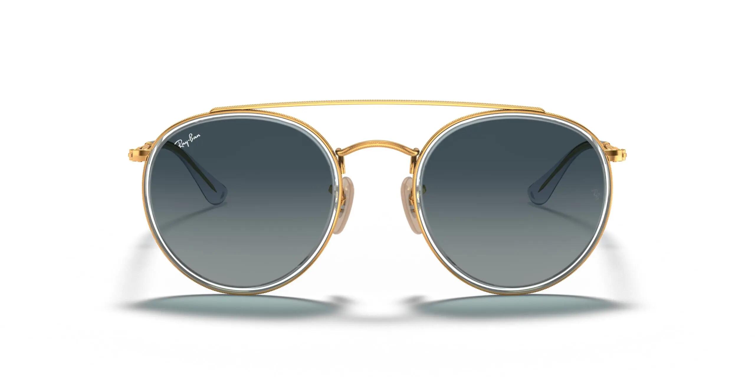 Occhiali da sole Ray-Ban RB3647N 74843 Unisex Oro 4/6