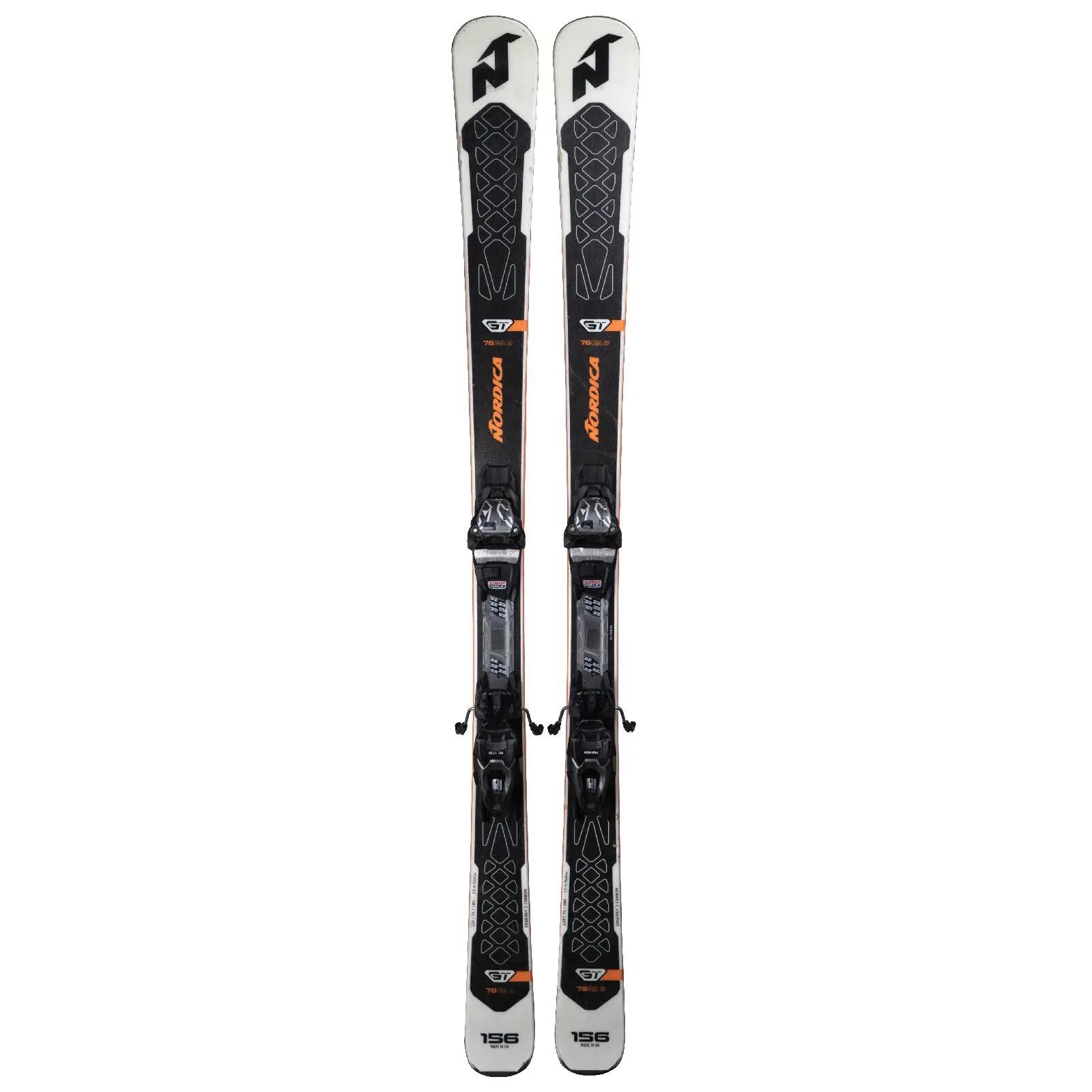 RECONDITIONNE - Ski Nordica Gt 76 Ca R + Fixations 2/4