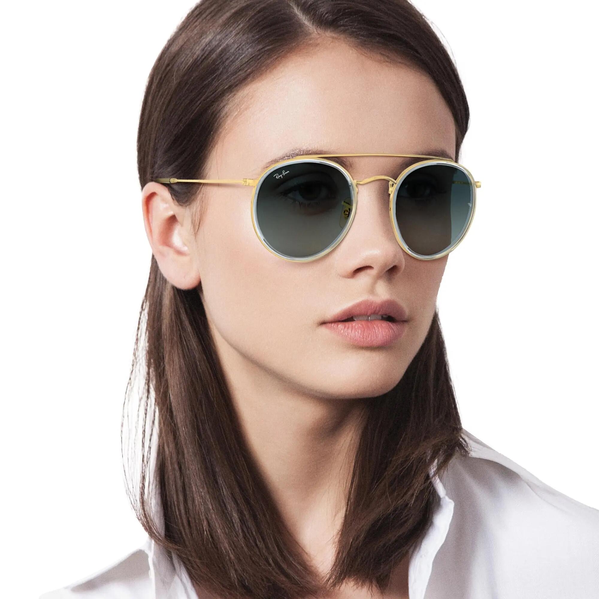 Occhiali da sole Ray-Ban RB3647N 74843 Unisex Oro 2/6