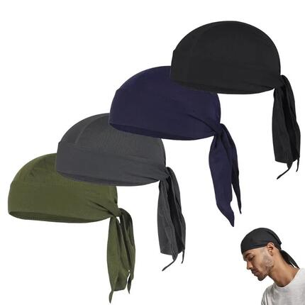 Lot de 4 bandeaux - Bandeau de sport - Bandana rafraîchissant - Respirant - Band