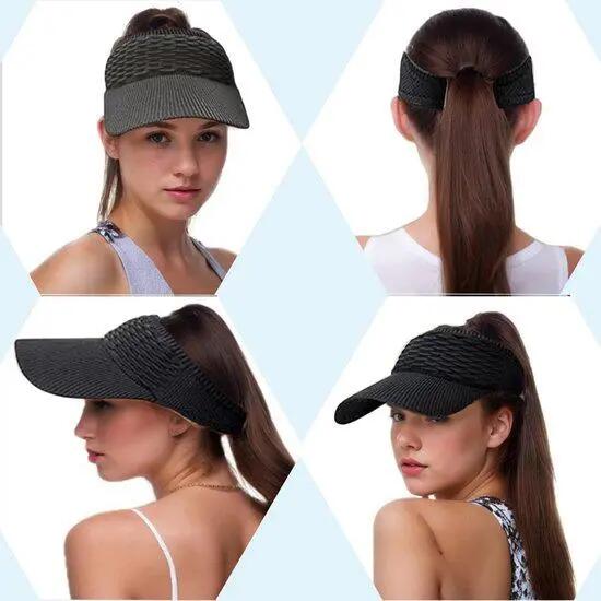 Chapeau de soleil - Large chapeau de soleil avec protection UV - Chapeau de sole 3/6