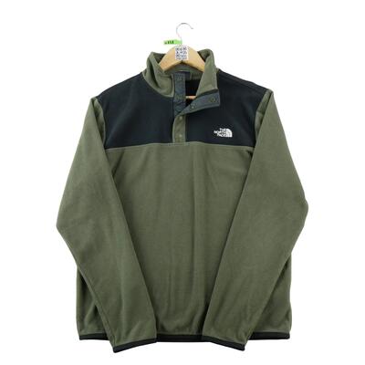 Tweedehands - heren fleece trui met opstaande kraag - zeer goede staat