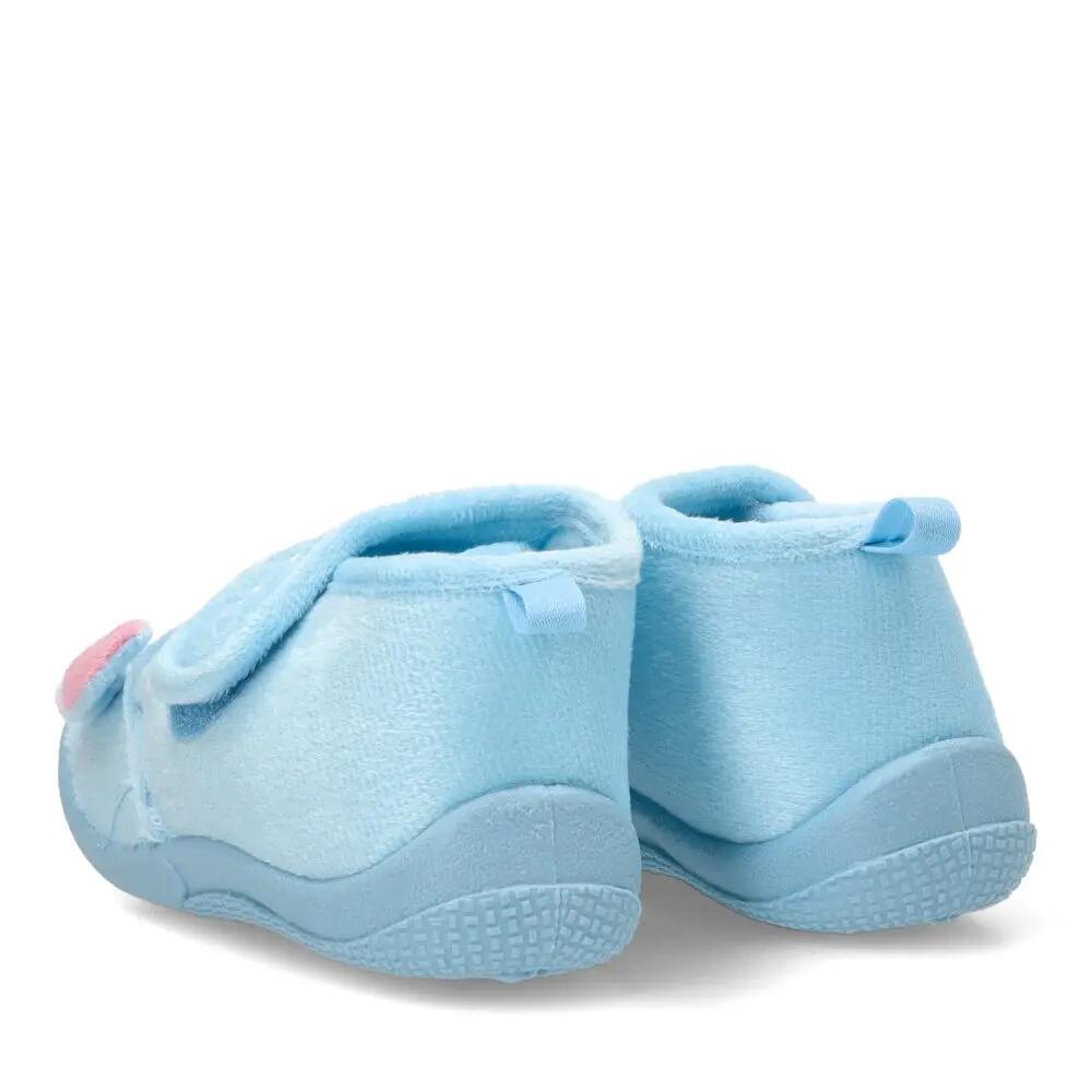 Chaussons montants Stitch pour enfants avec appliqués 3D, bleus 4/6