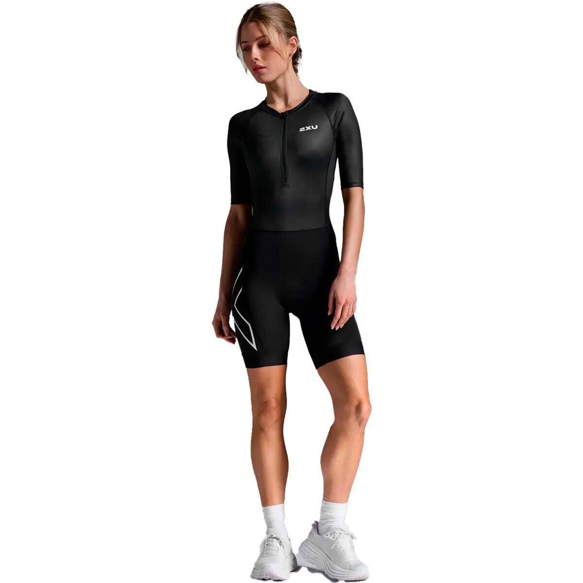 Kombinezon triathlonowy damski 2XU Core Sleeved 3/7