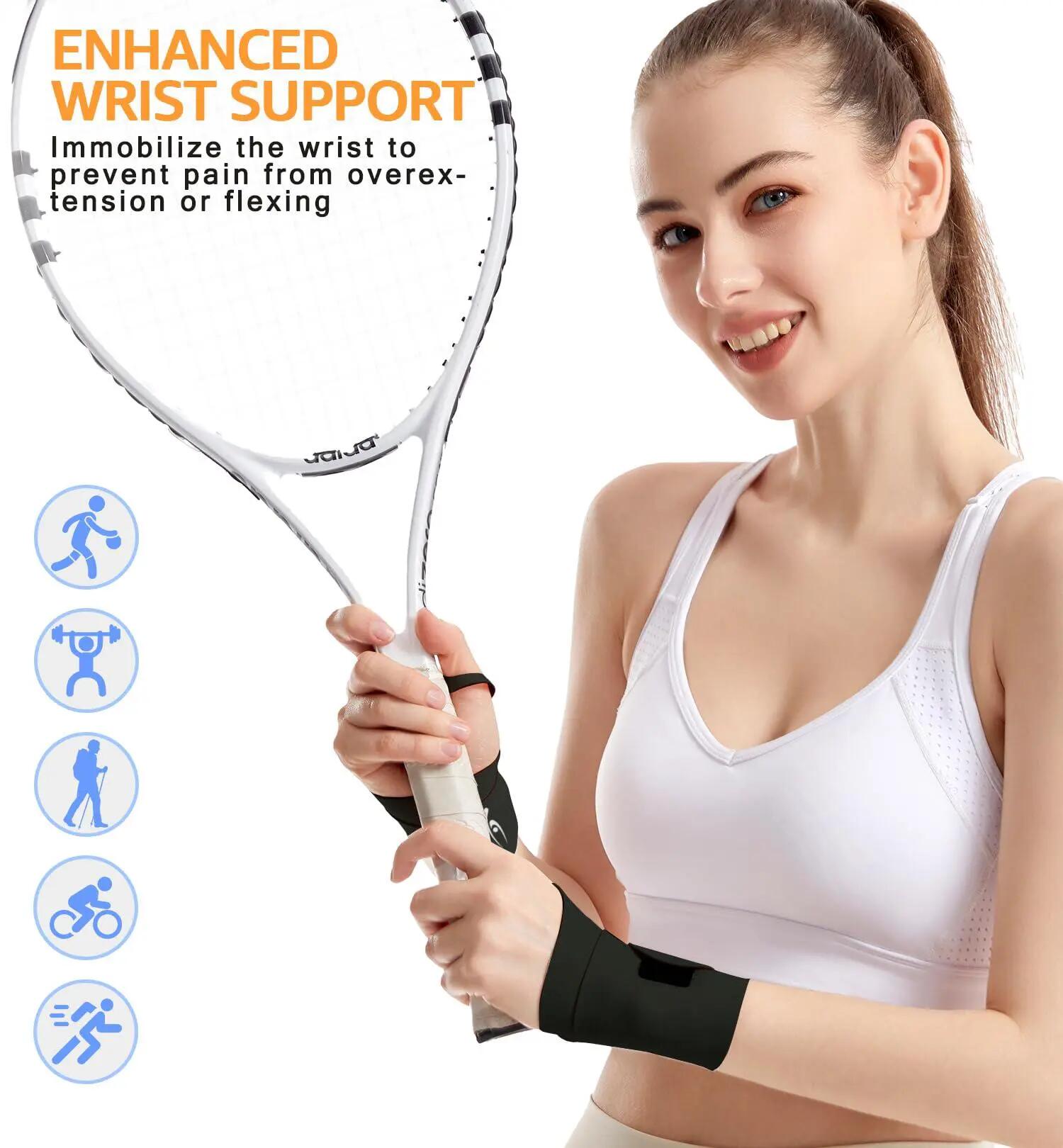 Support de poignet en 2 parties - Support de poignet sportif - Support de poigne 4/7