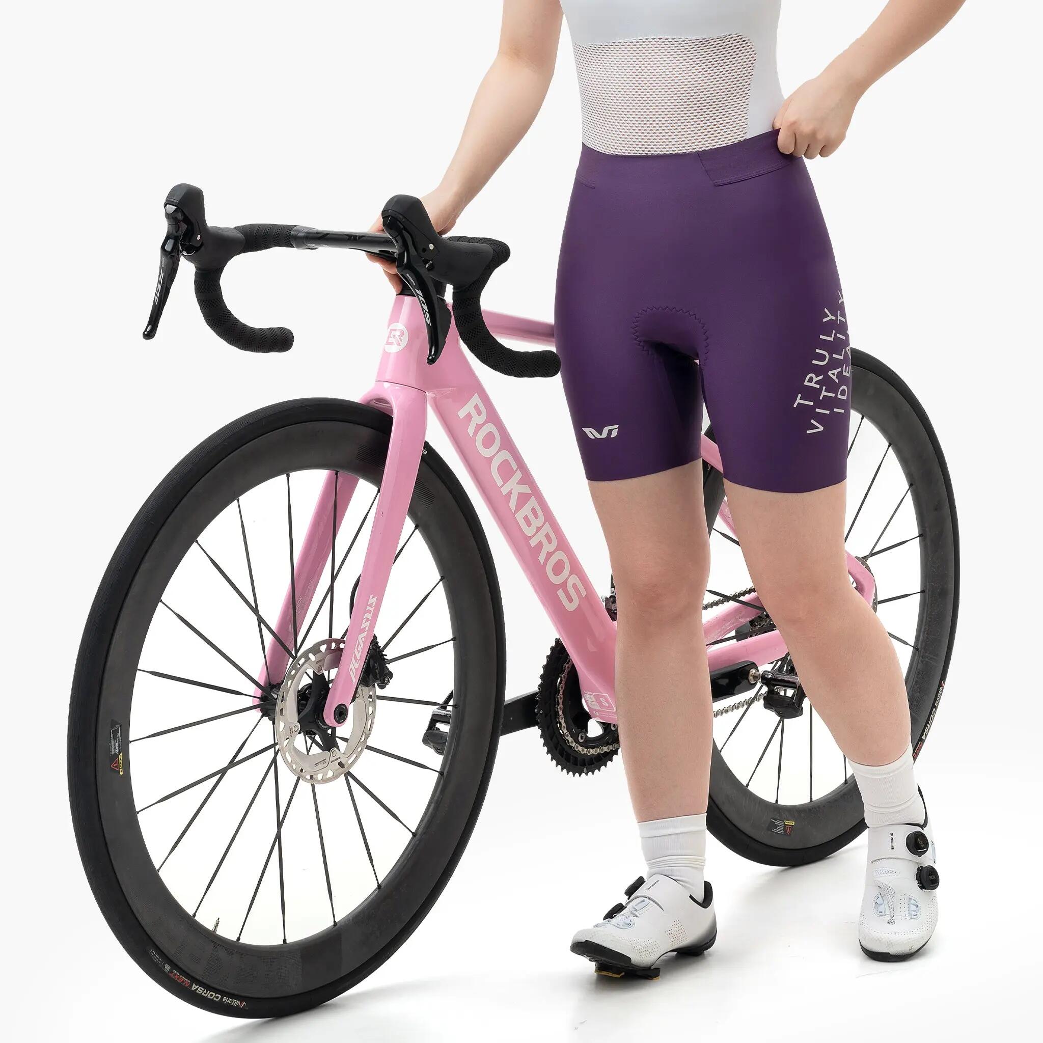 Cuissard vélo femme respirant avec insert anti-chocs ROCKBROS 2/2