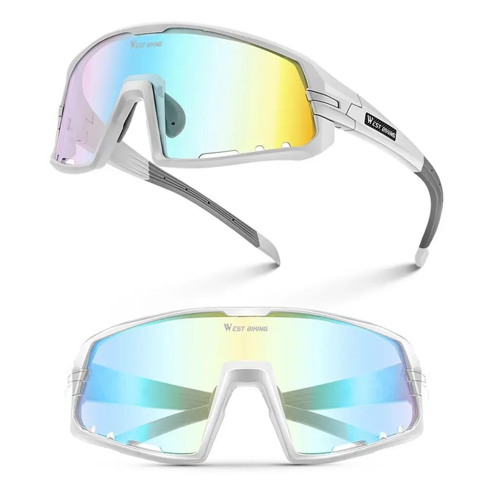 Occhiali da ciclismo fotocromatici con protezione dalla luce blu WEST BIKING 2/2