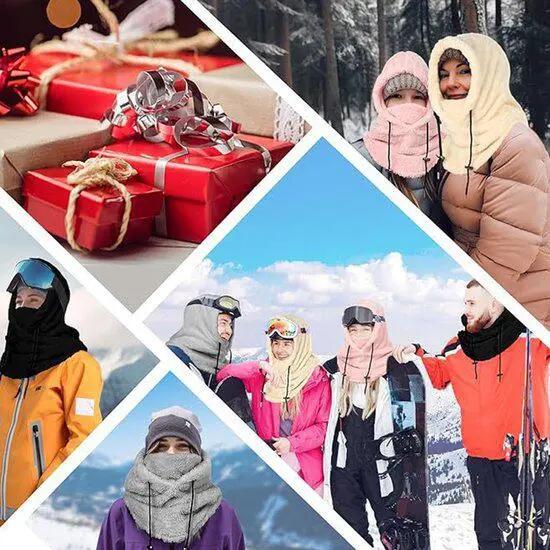 Cagoule - Bonnet de ski - Balaklava - Masque polaire - Masque chaud - Masque cou 7/8