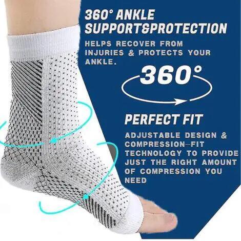 Chaussettes apaisantes pour neuropathie, compression, soutien de la voûte planta 5/5