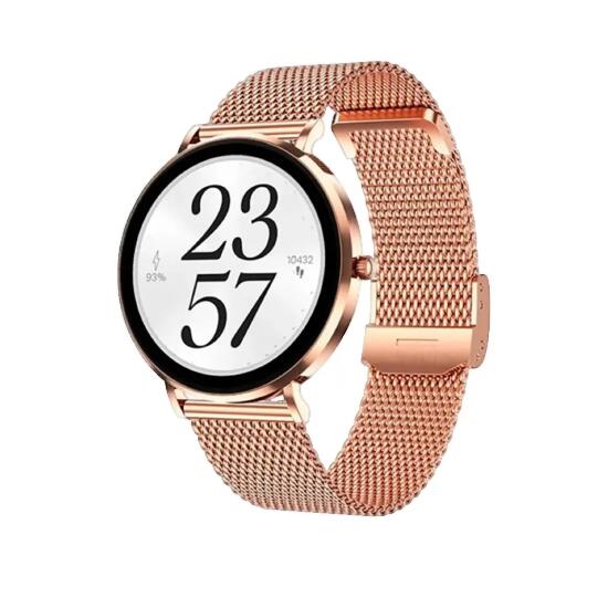 Montre connectée Maxcom FW27 Selen dorée pour femme