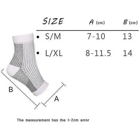 Chaussettes apaisantes pour neuropathie, compression, soutien de la voûte planta 3/5