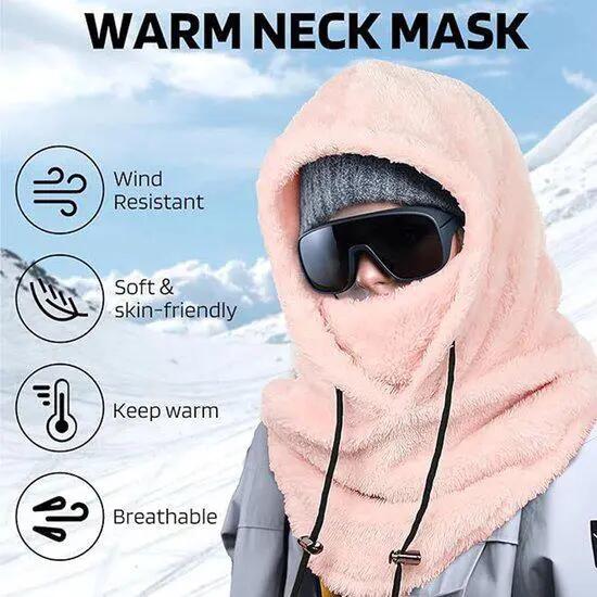 Cagoule - Bonnet de ski - Balaklava - Masque polaire - Masque chaud - Masque cou 5/8