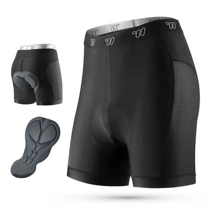 Short cycliste respirant homme avec coussinet WEST BIKING