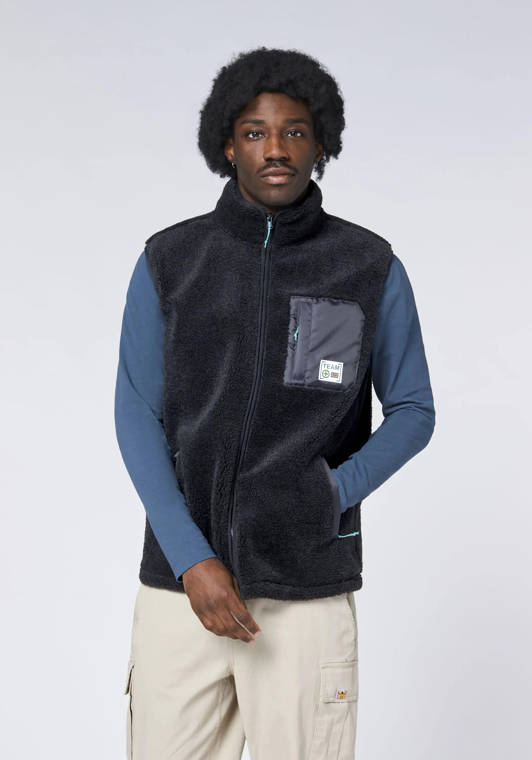 Weste aus weichem Sherpa 3/7