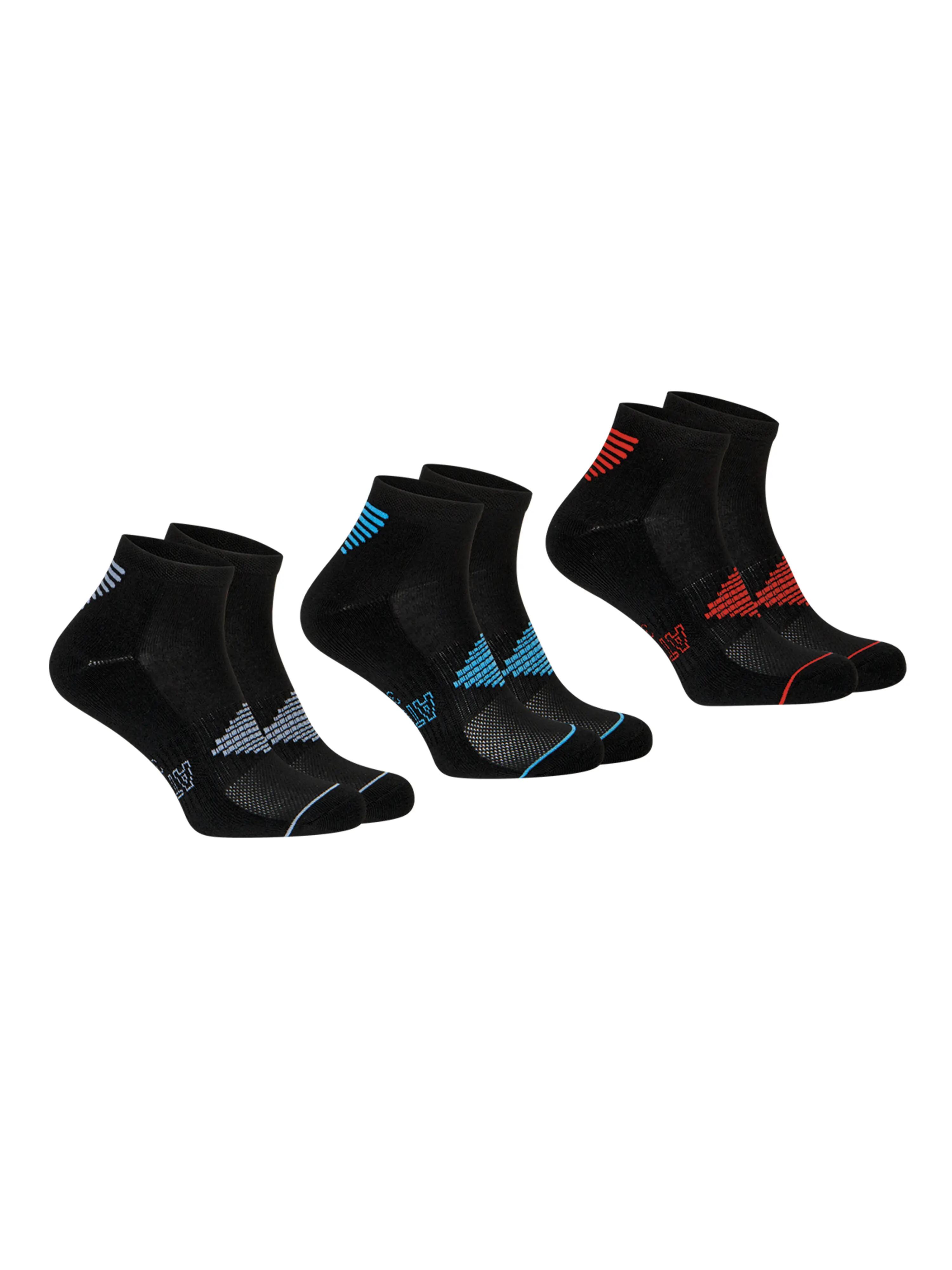 Lot de 3 paires de socquettes homme Training Dry 2/4