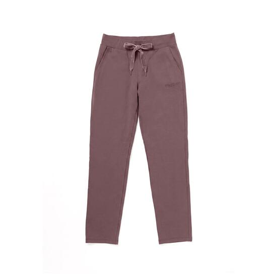 Pantalon de sport pour femmes, clous sur les poches et logo