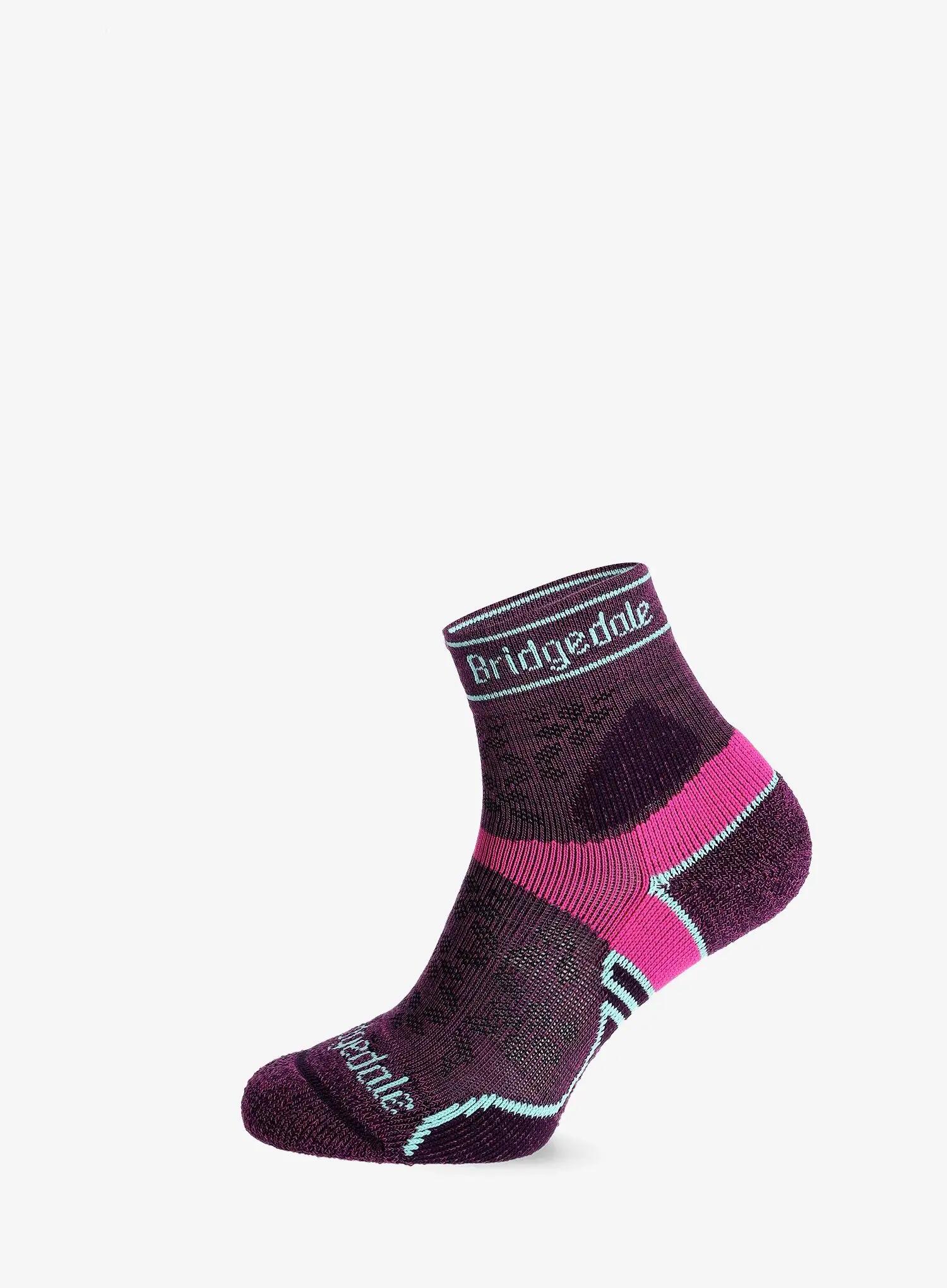 Skarpety do biegania damskie Bridgedale Trail Run Ultralight Merino Sport Crew 3/4