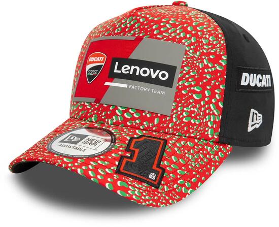 Cappellino New Era Ducati Mugello E-Frame Trucker Unisex Rosso