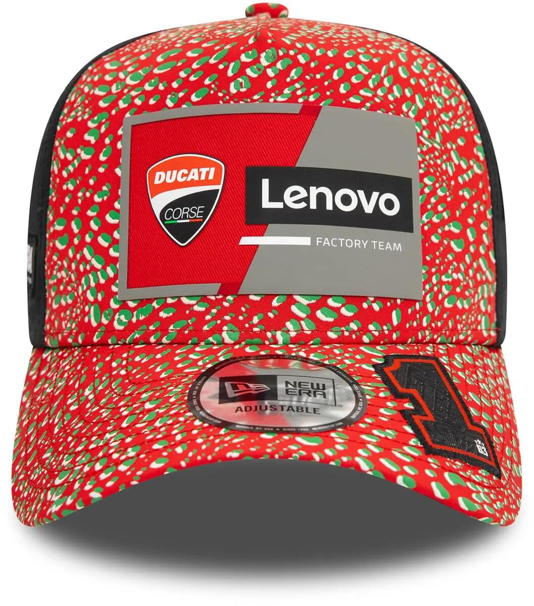 Cappellino New Era Ducati Mugello E-Frame Trucker Unisex Rosso 2/6