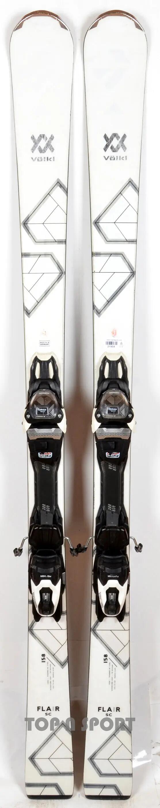 REONDITIONNE - Skis Völkl FLAIR SC white / black - CORRECT 1/3